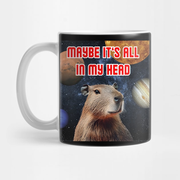 Capybara Dream - Funny & Cute - Galaxy & Space by TuncGK